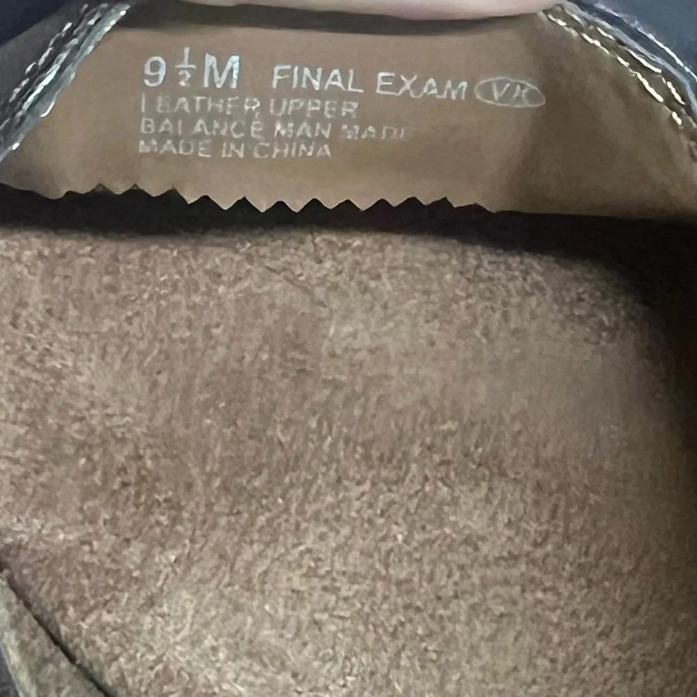 Women's AEROSOLES Final Exam Brown Leather Slip-On Wedge Heel Loafer Sz 9.5